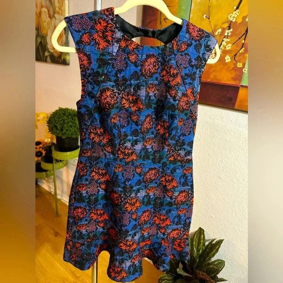 Twelfth by Cynthia Vincent cap-sleeve mini dress size 4 - Picture 3 of 13